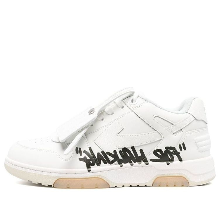 Off-White Out Of Office For Walking Low-Top Sneaker 'White Black' OMIA189C99LEA0050110 - 1