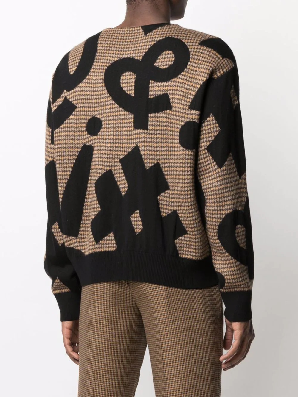 Symbols intarsia long-sleeve jumper - 4