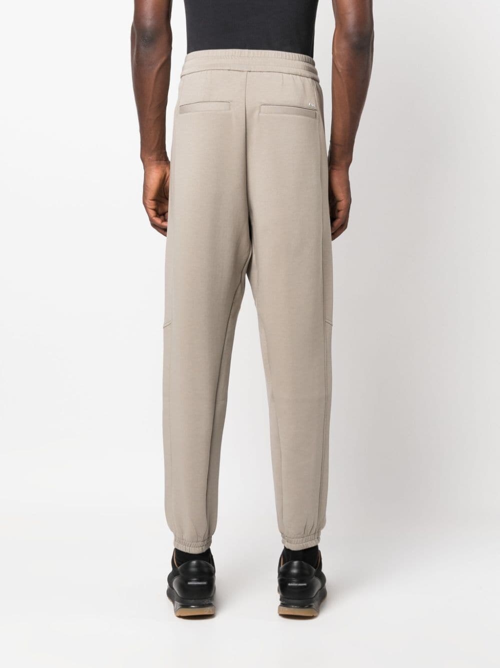 cotton-blend track pants - 4