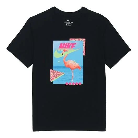 Nike AS Men's Nike Sportswear Tee BEACH FLAMINGO Black DD1283-010 - 1