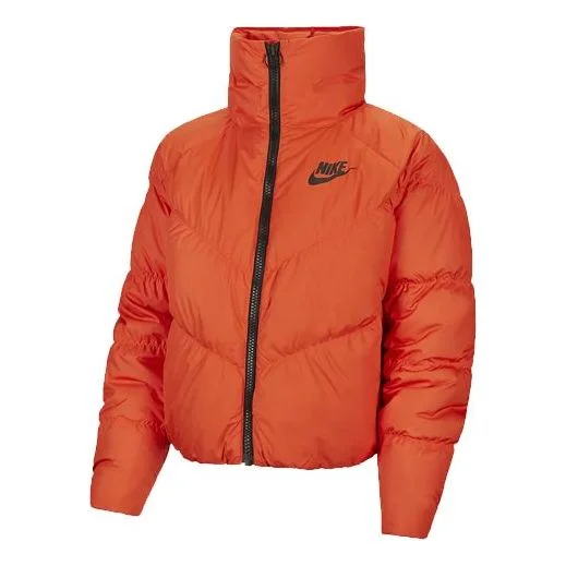 (WMNS) Nike Sportswear Windpuffer Therma-FIT Loose Puffer Jacket 'Orange' BV2880-891 - 1