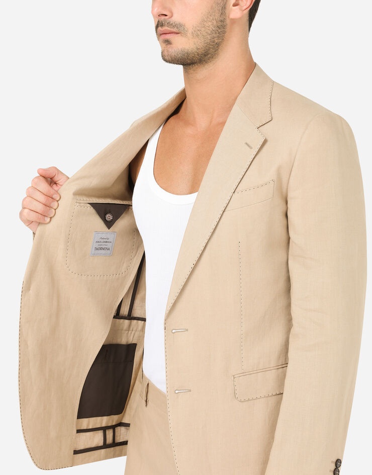 Linen Taormina-fit suit - 8