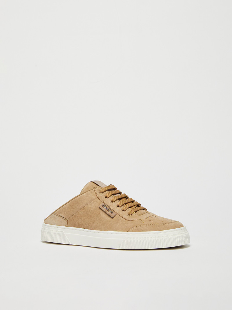 Max Mara SLIDESNEAKER Suede mule trainers outlook