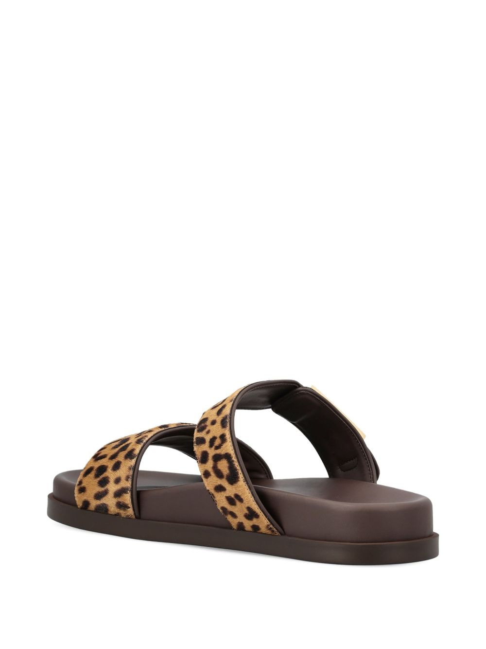 Feel leopard-print buckle sandals - 4