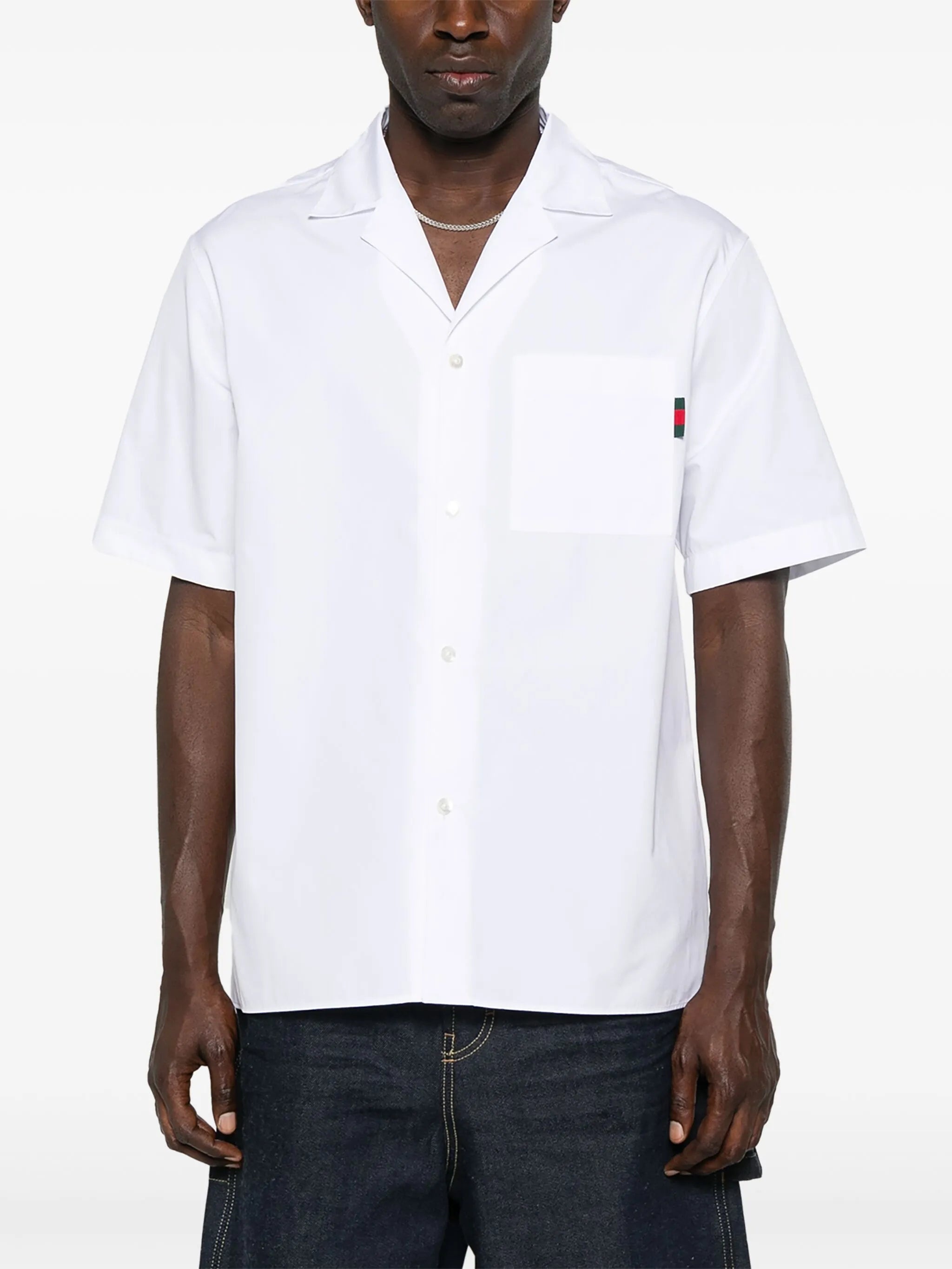 White Popeline Shirt - 2
