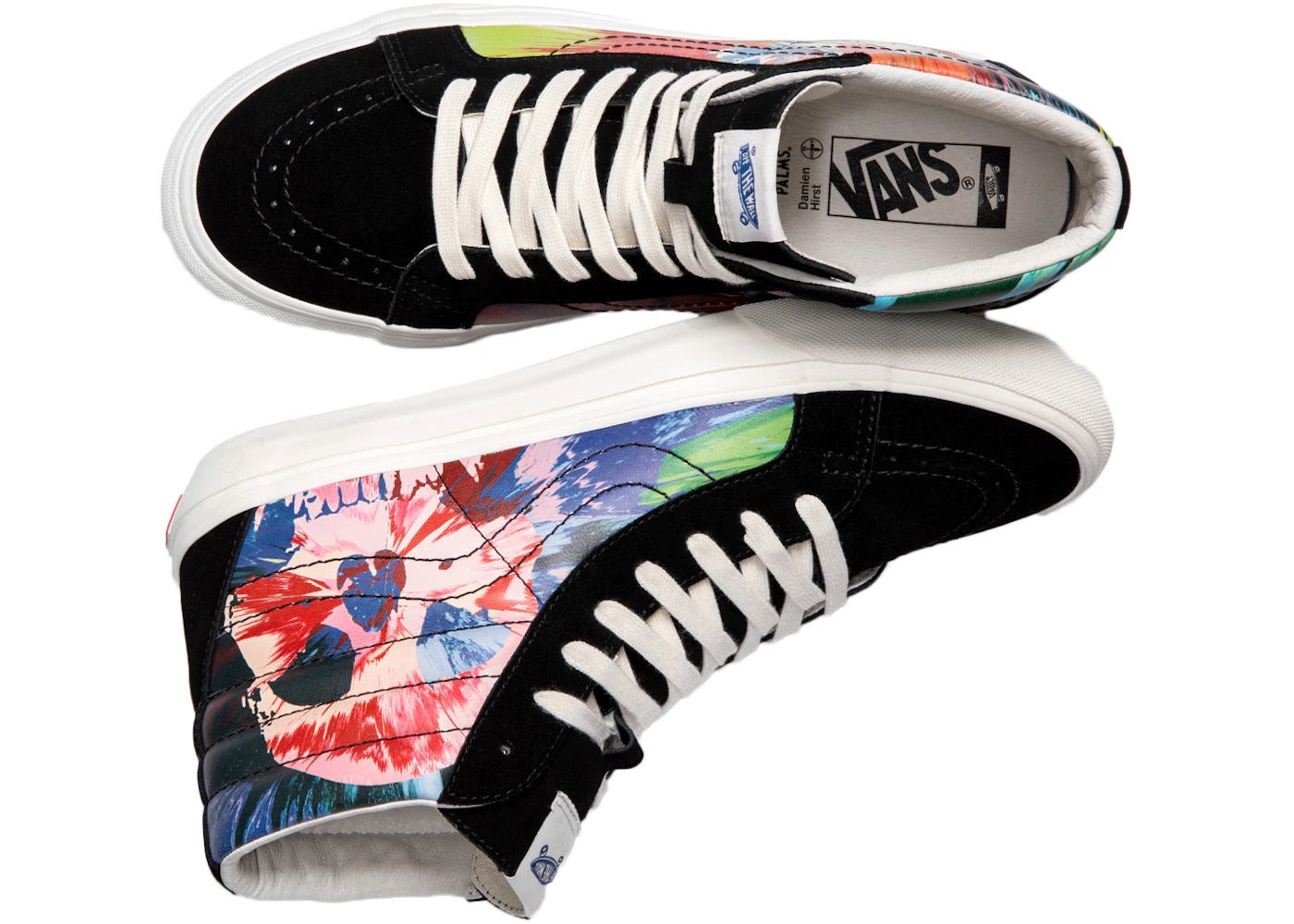 Vans Sk8-Hi Reissue VLT LX Damien Hirst Splatter Skull - 1