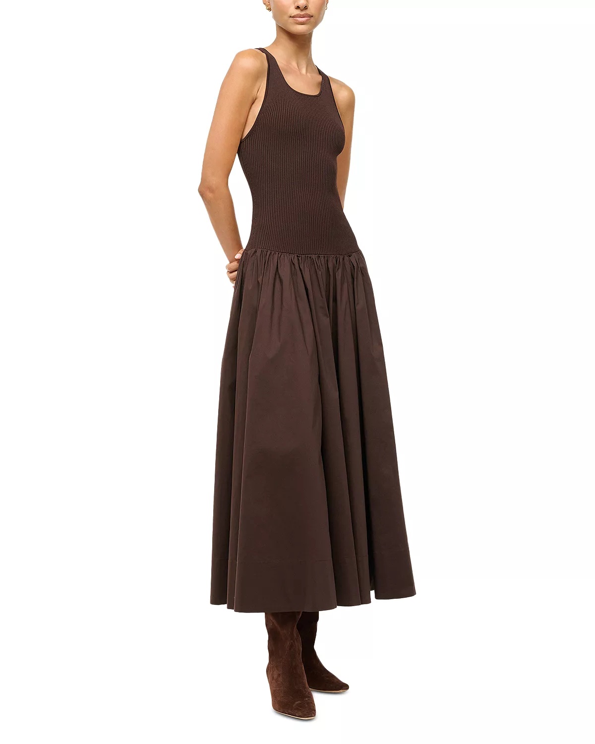 Yamila Mixed Media Dress - 3