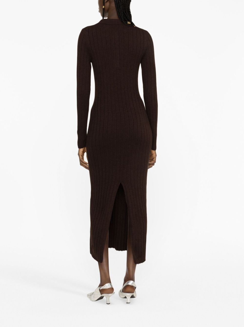 ribbed cashmere dress - 3