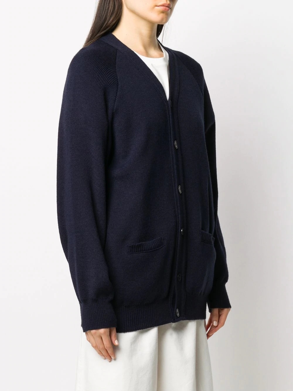 button-down cardigan - 3