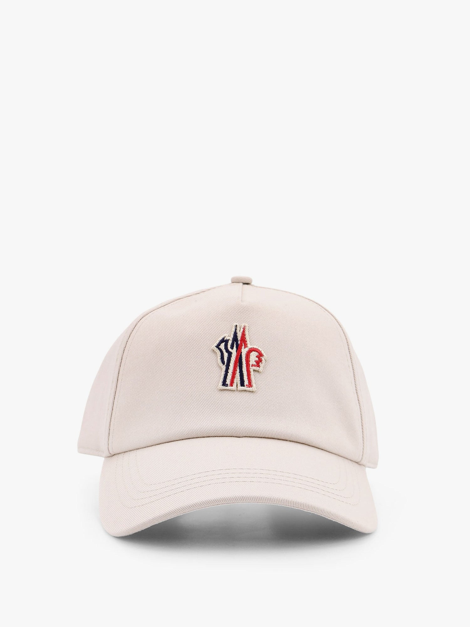 Moncler Grenoble Cotton Baseball Hat With Logo Patch - 1