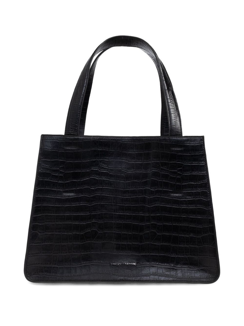 Saclaire top-handle embossed tote bag 3