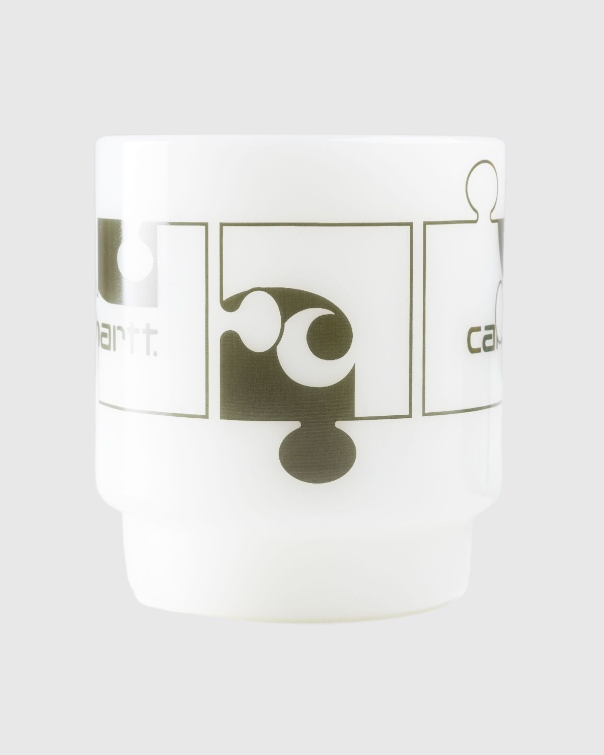 Carhartt WIP – Assemble Glass Mug White/Plant - One Size