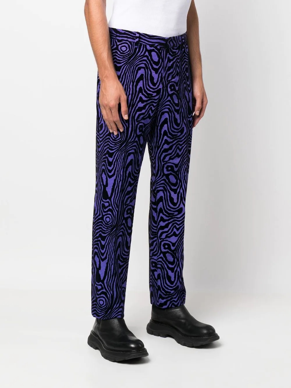 graphic-print trousers - 3