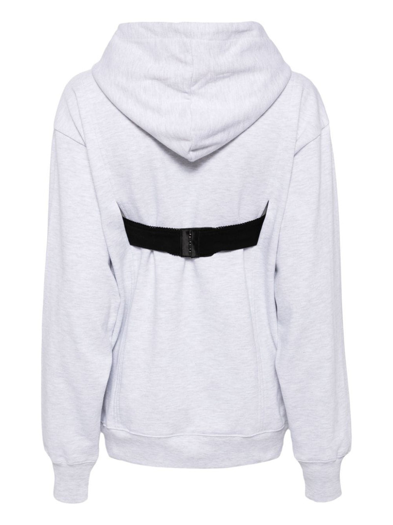 pushBUTTON zip fastening hoodie outlook
