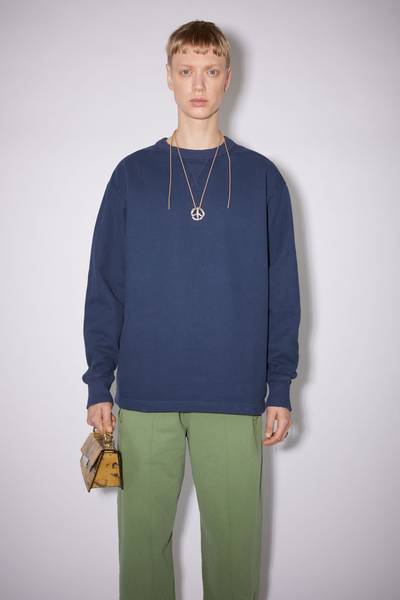 Acne Studios Logo sweatshirt - Indigo blue outlook