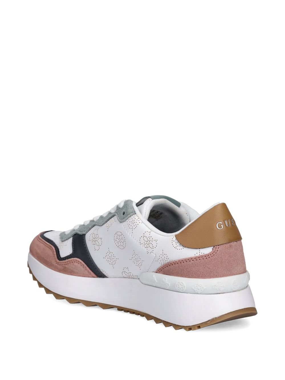 logo-detail platform sneakers - 3