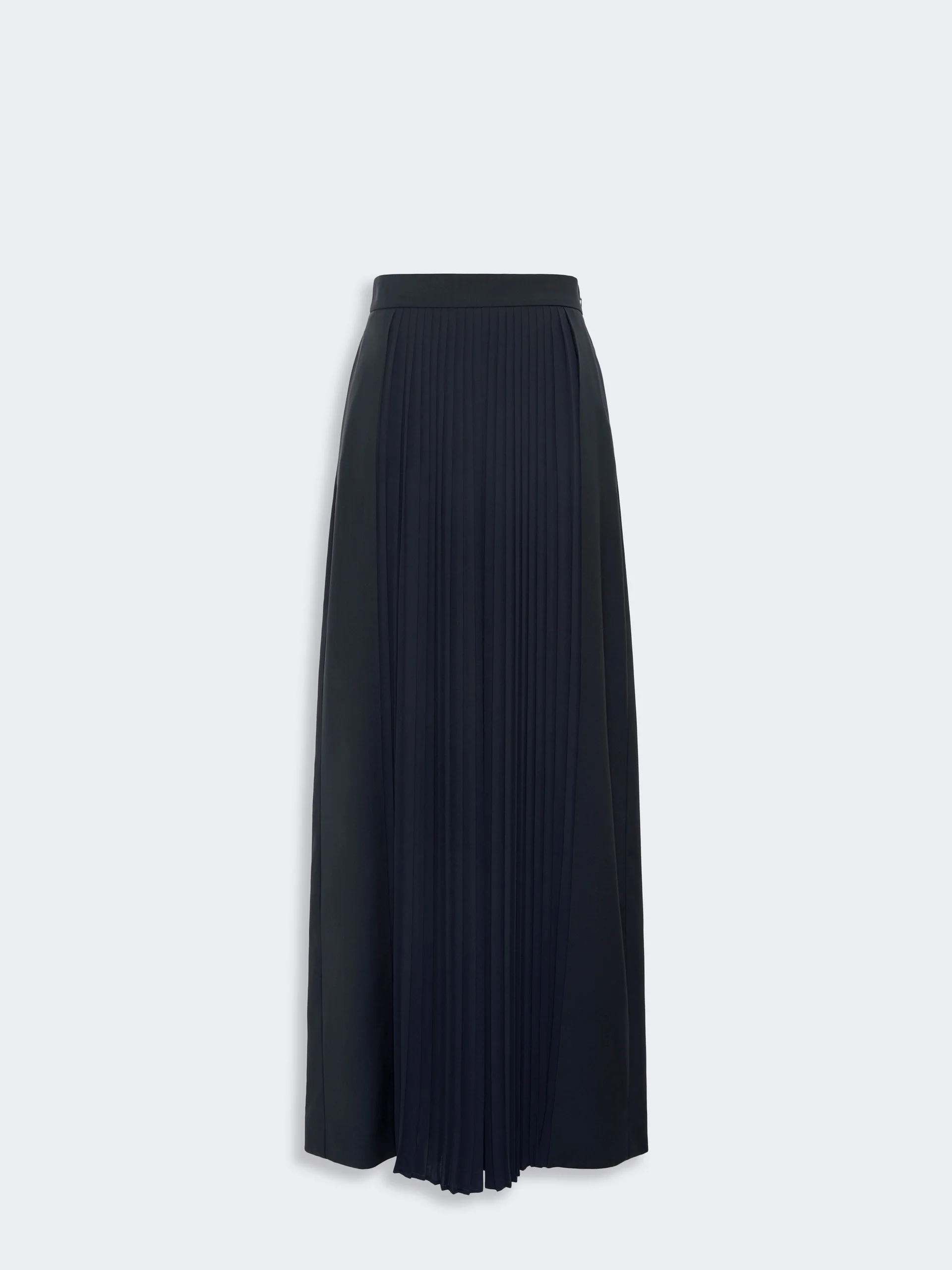 TIGLIO Wool trousers with plissé-pleated detail - ULTRAMARINE - 1