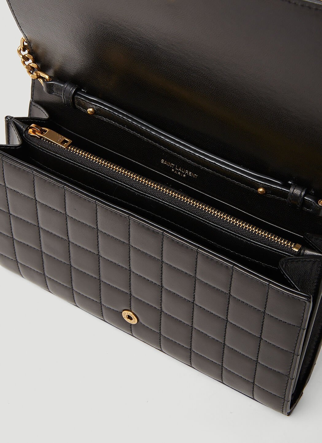 Cassandre Matelassé Carré Chain Wallet - 7