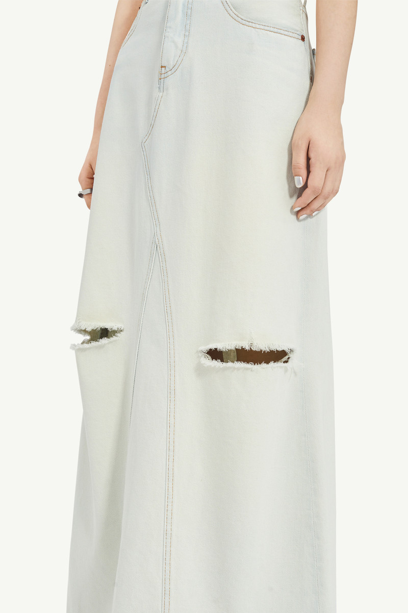 Denim Maxi Skirt 5