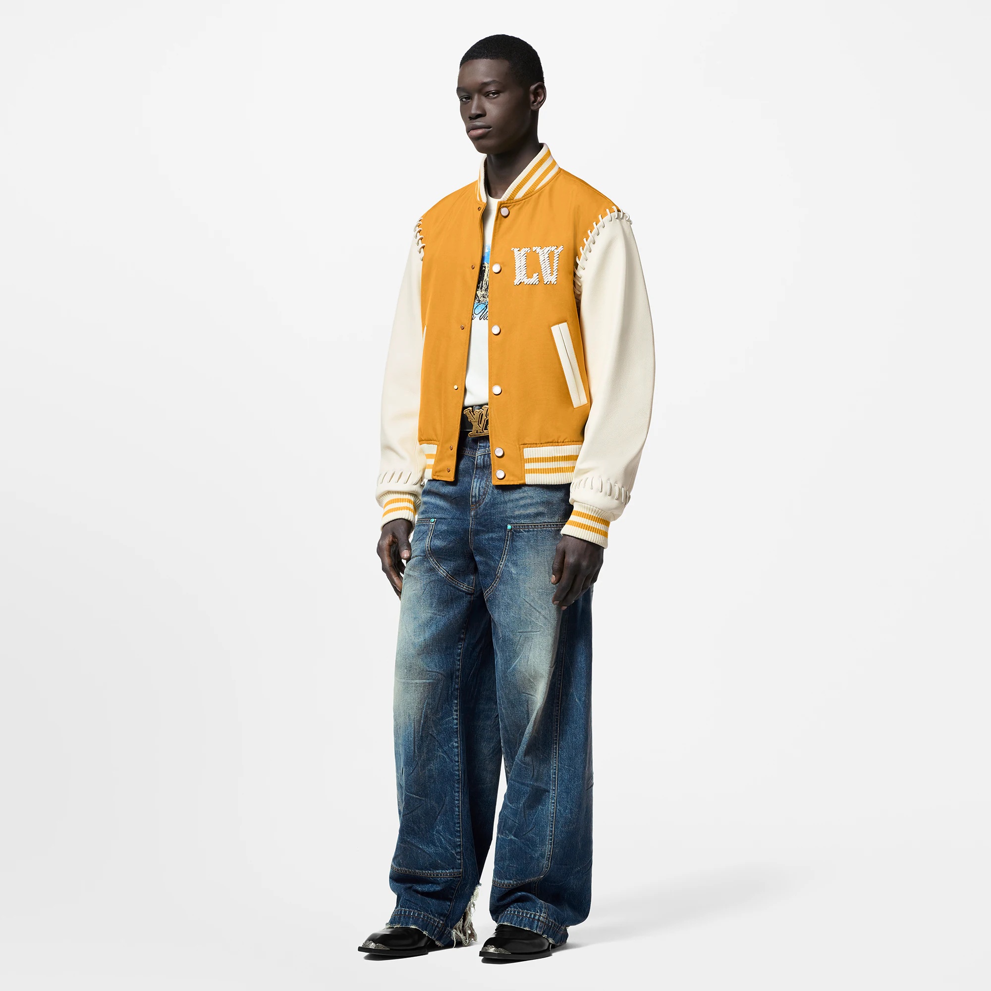 Embroidered Varsity Blouson - 4