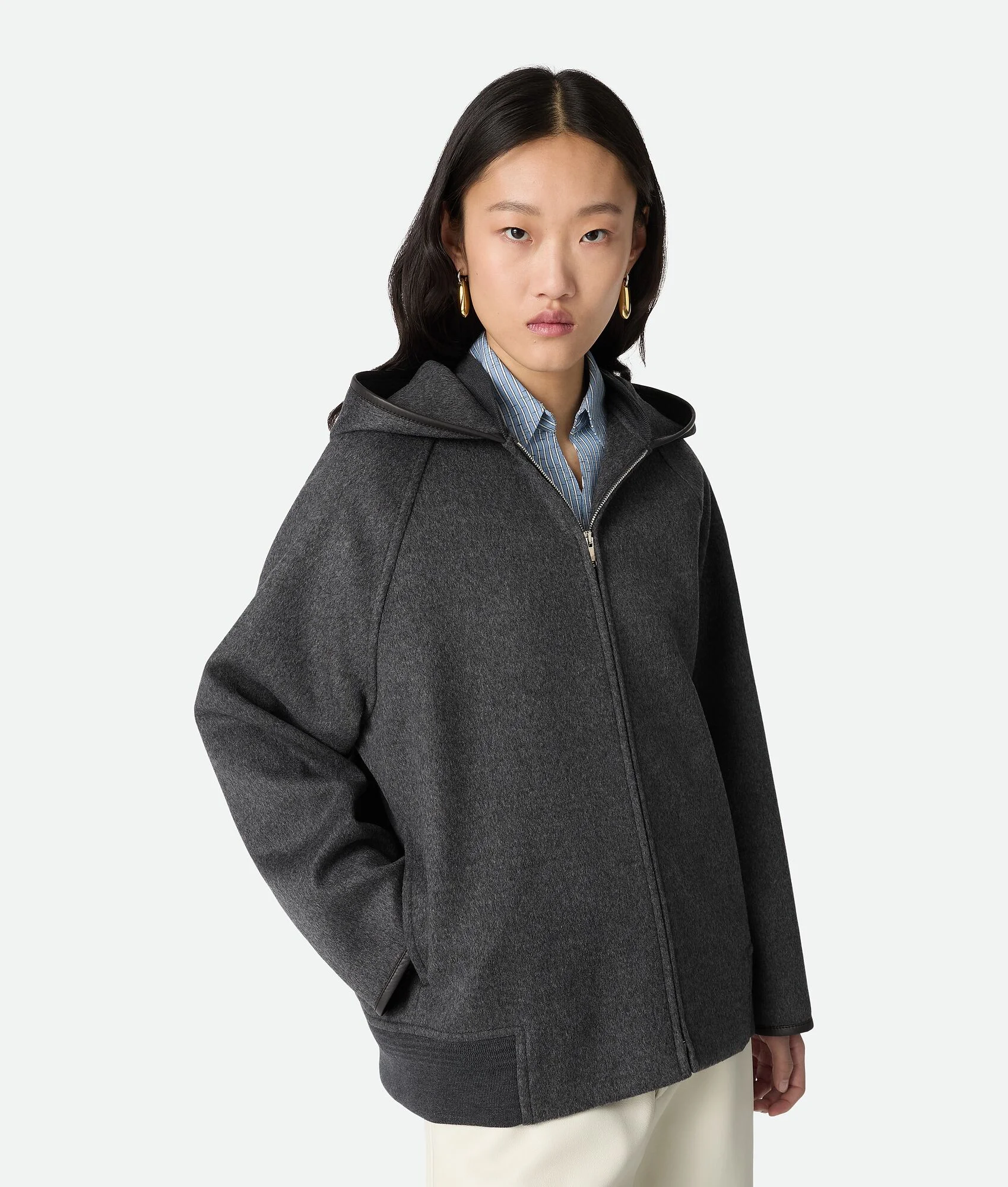 Double Face Wool Blouson - 1