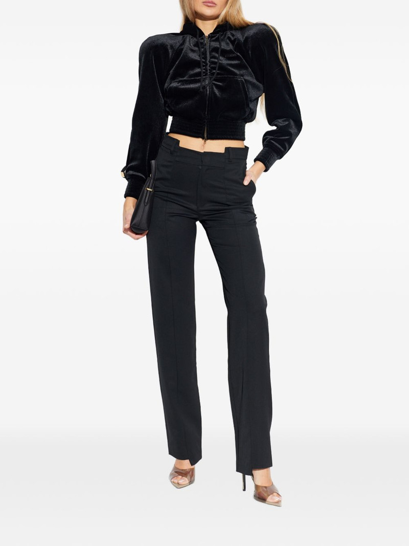 VETEMENTS zip-fastening hooded bodysuit outlook