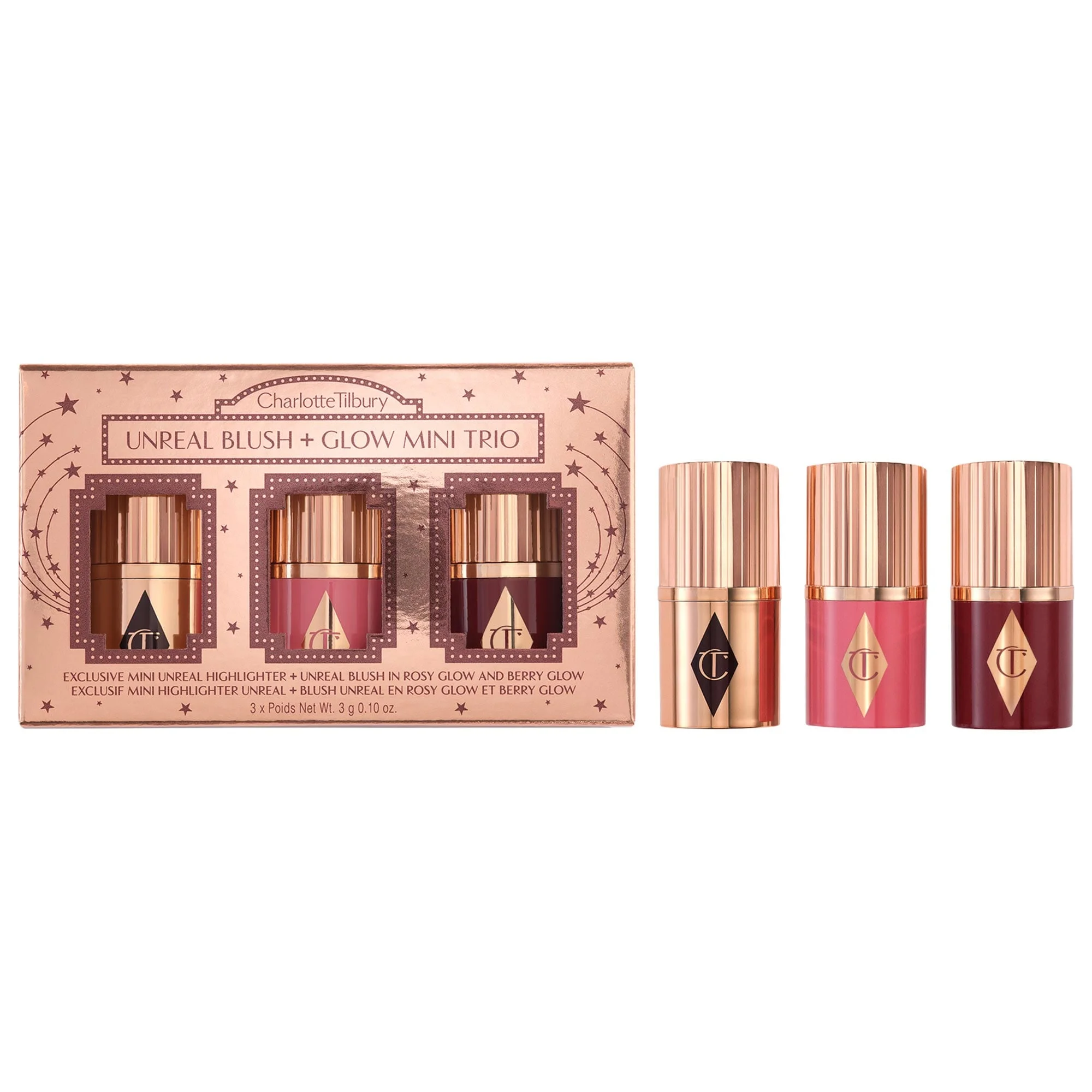 Mini Unreal Blush + Glow Trio - 1
