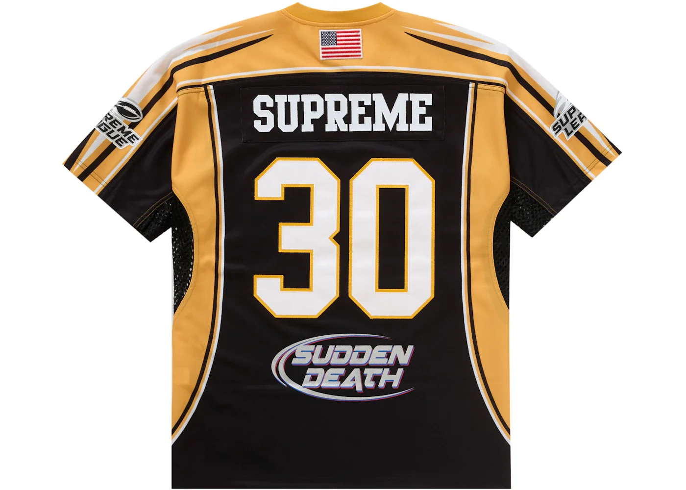 Supreme Sudden Death Football Jersey Black - 1