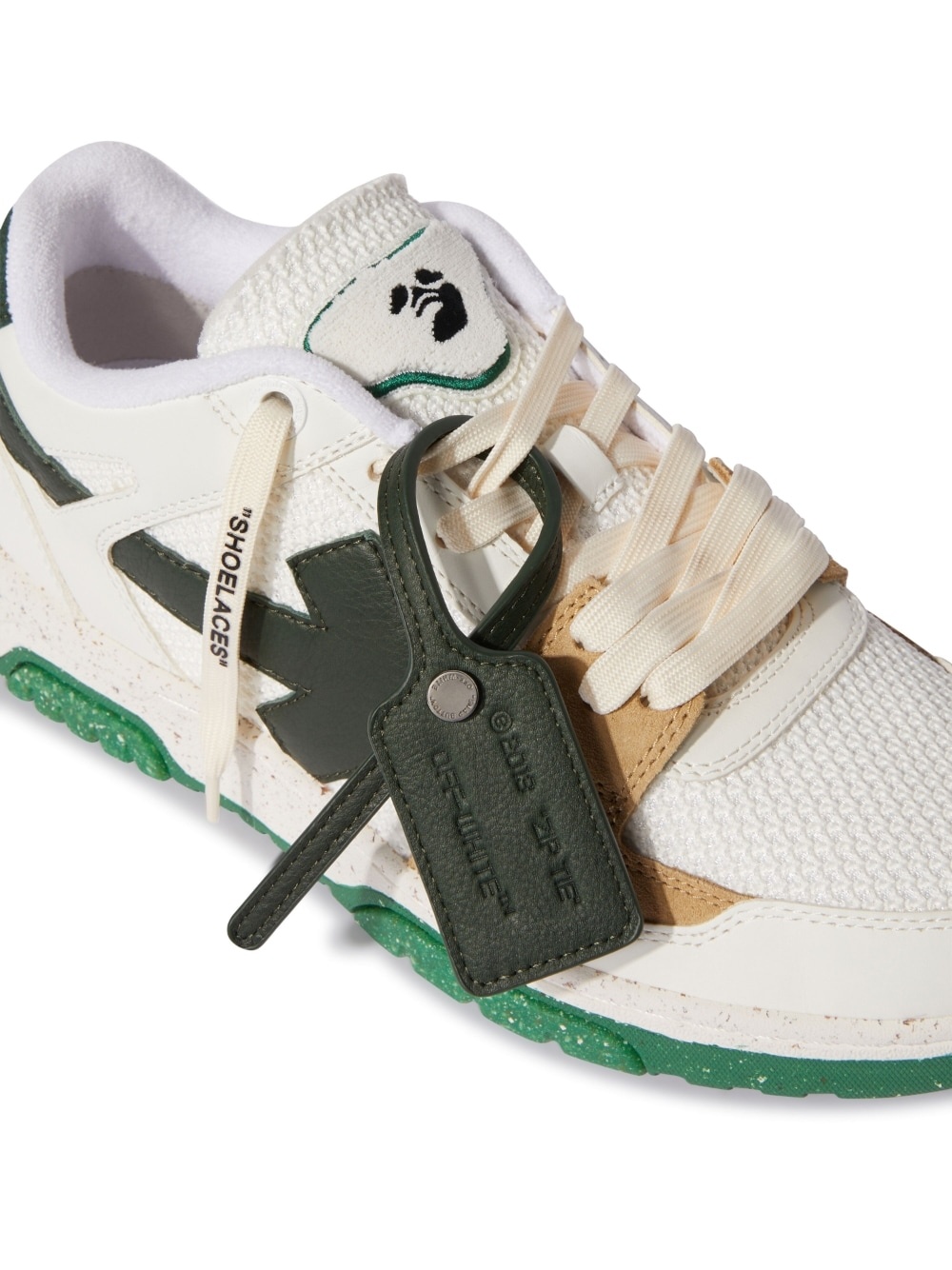 Out of Office luggage-tag detail sneakers - 5