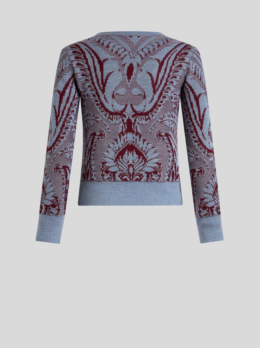 WOOL JACQUARD SWEATER - 6