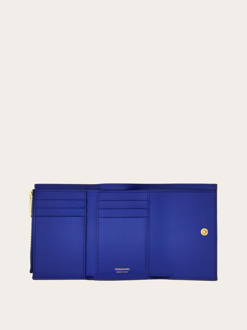 FERRAGAMO Hug two-tone compact wallet outlook
