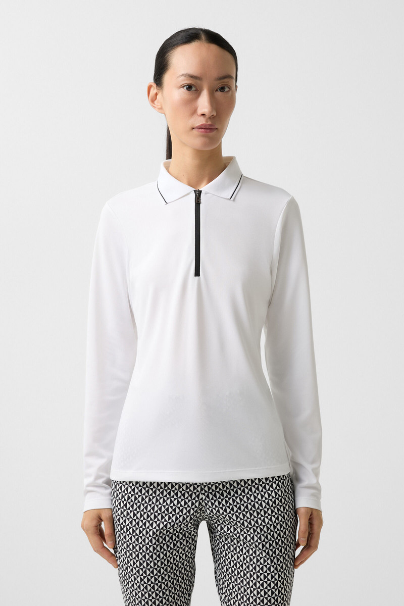 Kiara functional long-sleeved top in White 2