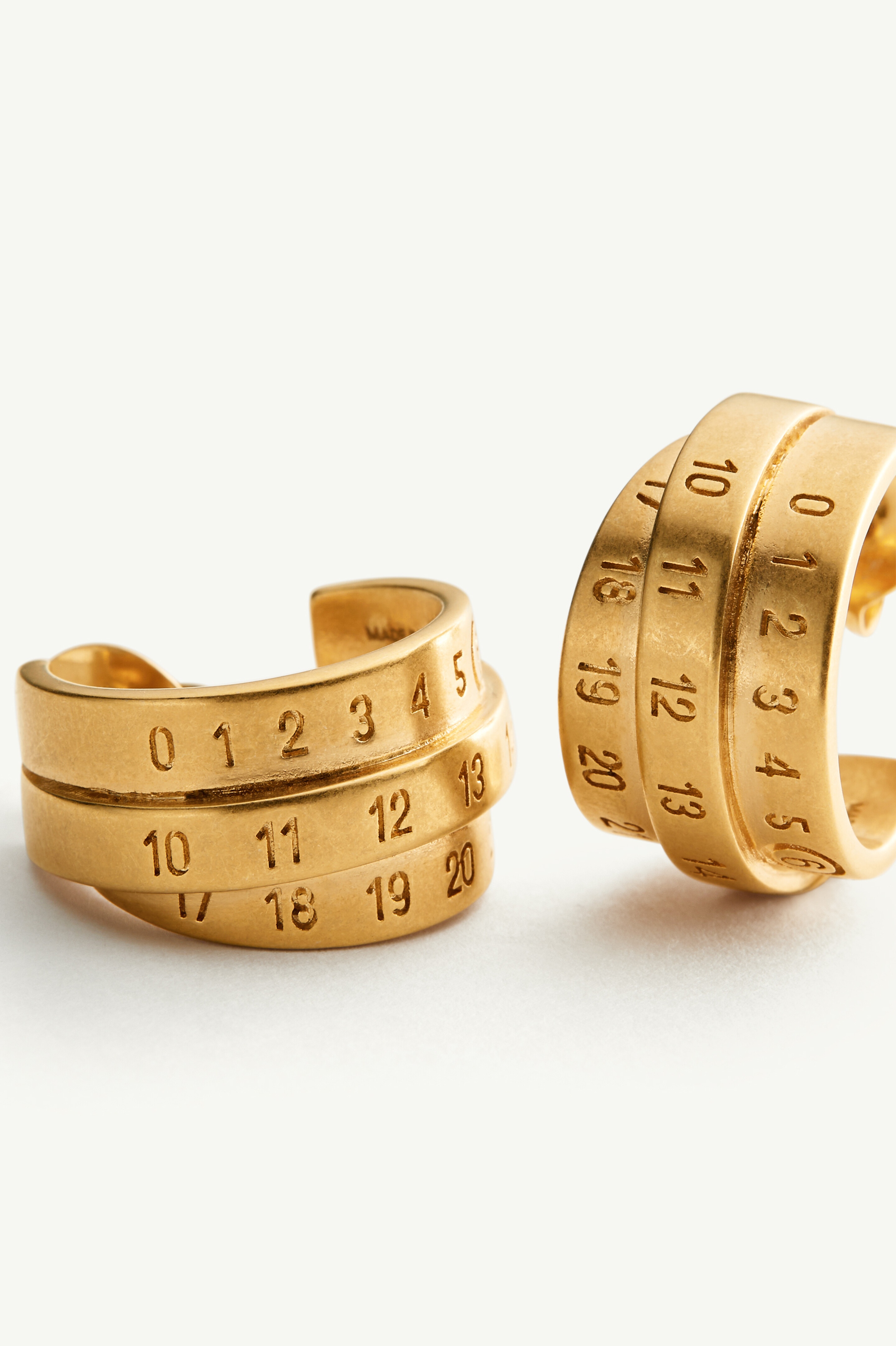 Numeric earrings - 4