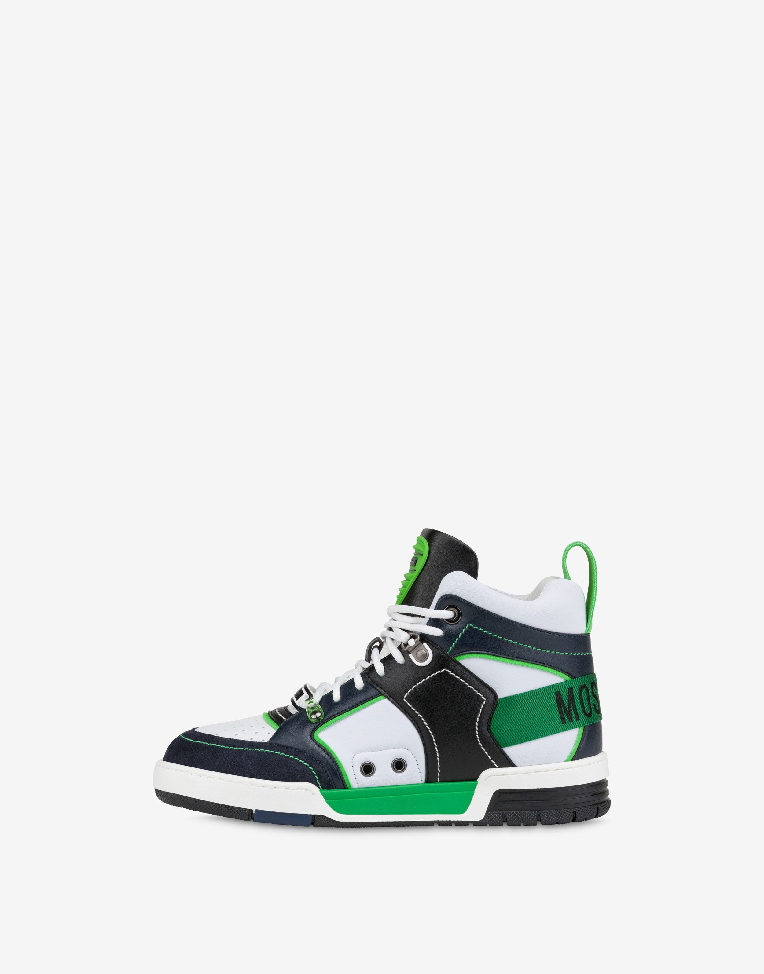 STREETBALL CALFSKIN HIGH-TOP SNEAKERS - 2