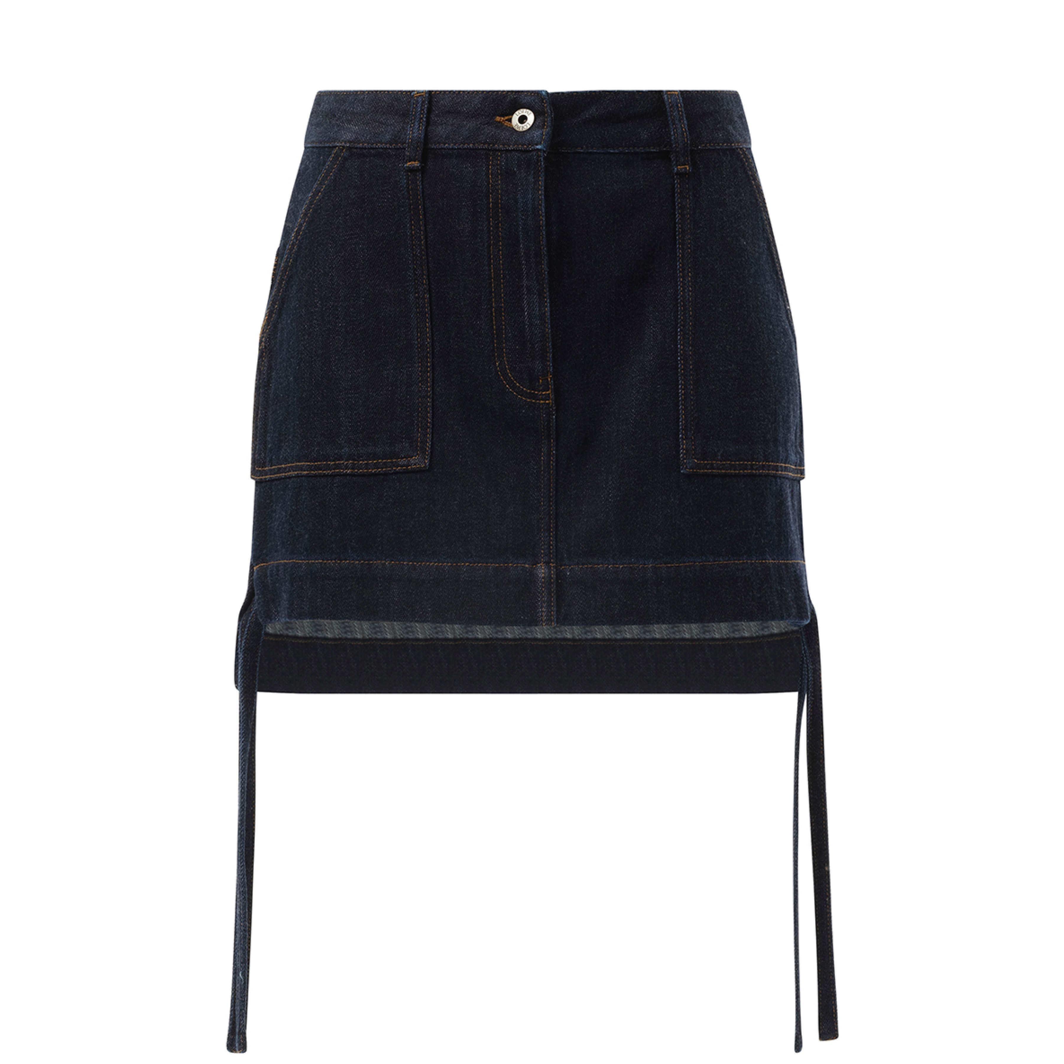 Workwear Skirt in Indigo Blue - 2