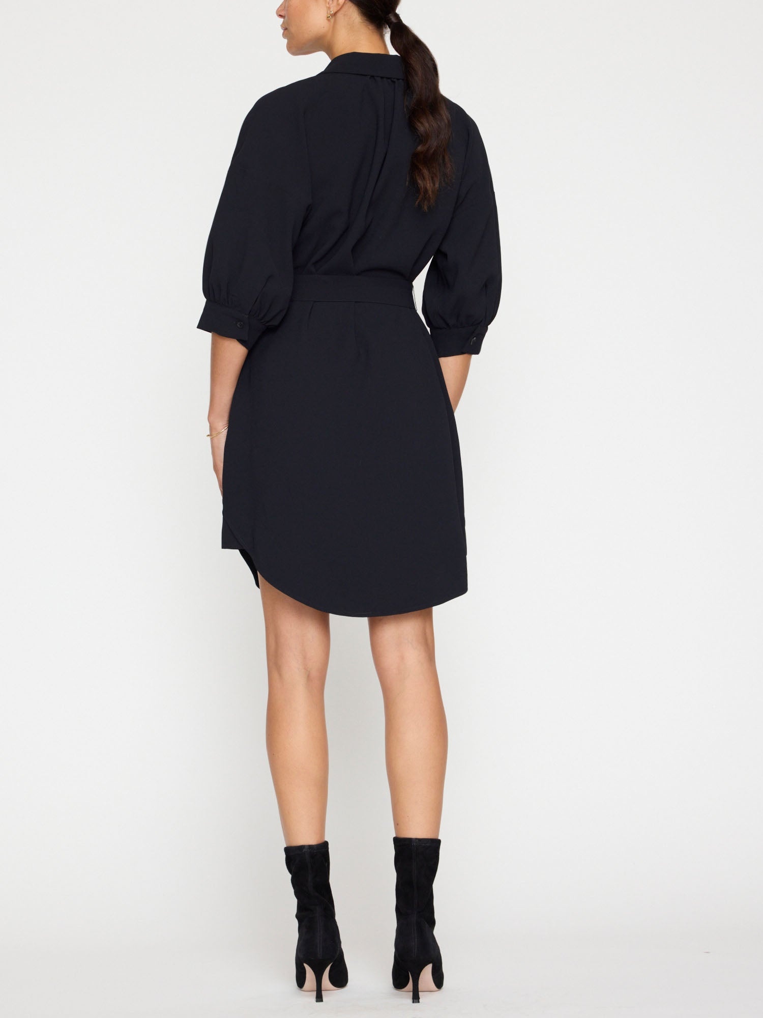 The Kate Crepe Belted Dress - 7