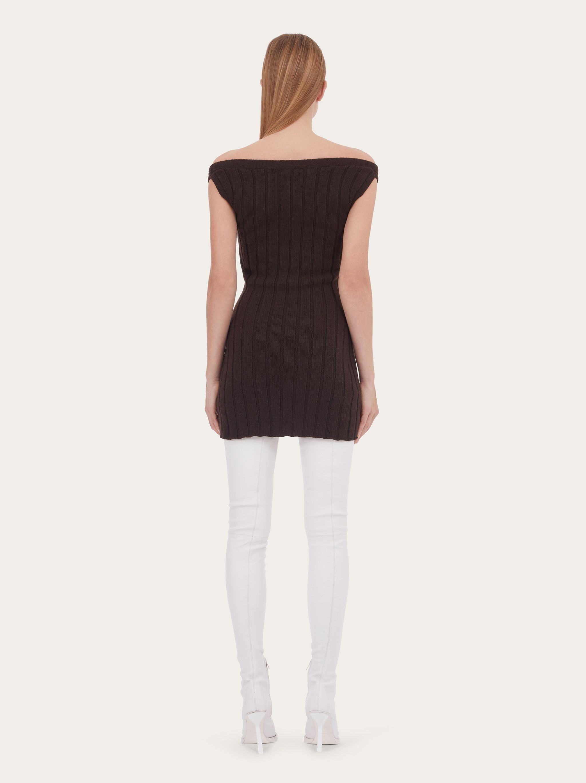 Knitted mini dress - 3
