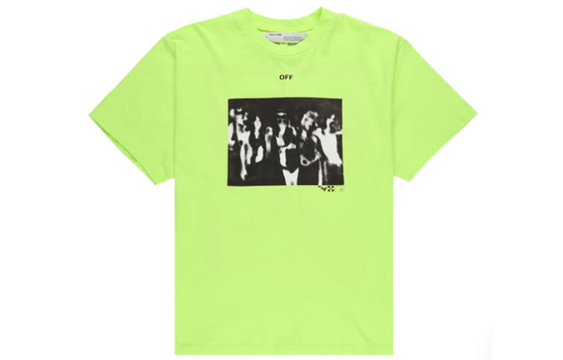 Off-White Virgil Abloh SS20 Spray Painting Oversize Short Sleeve OMAA038R201850156210 - 1
