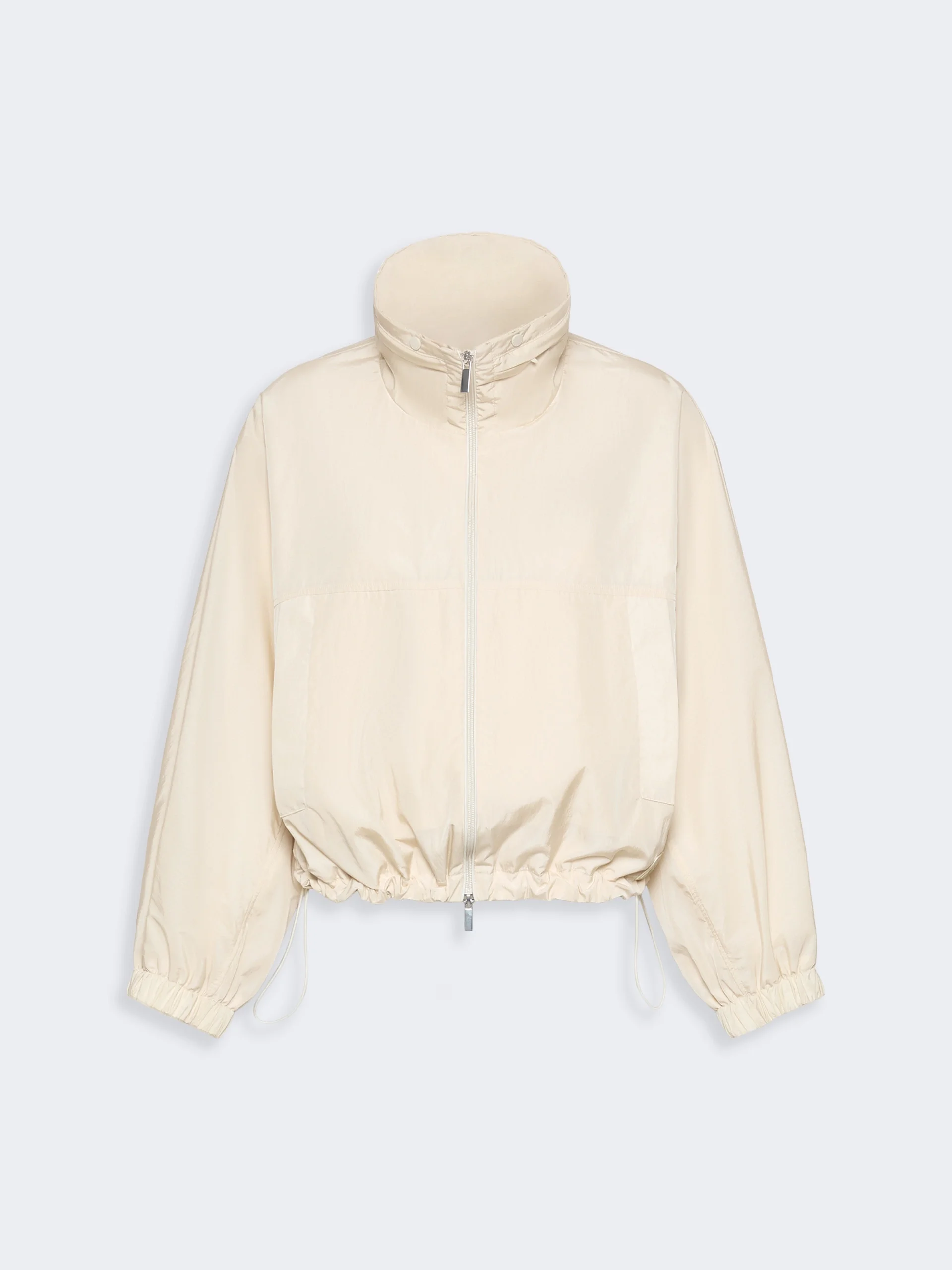 NURAGHE Water-repellent canvas windbreaker - IVORY - 1