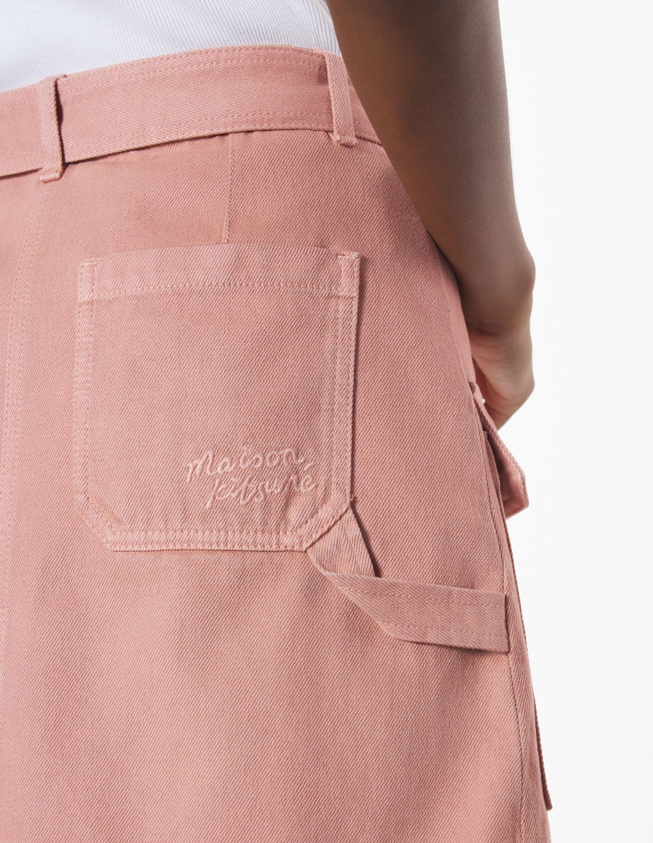 BELTED UTILITY MINI SKIRT - 4