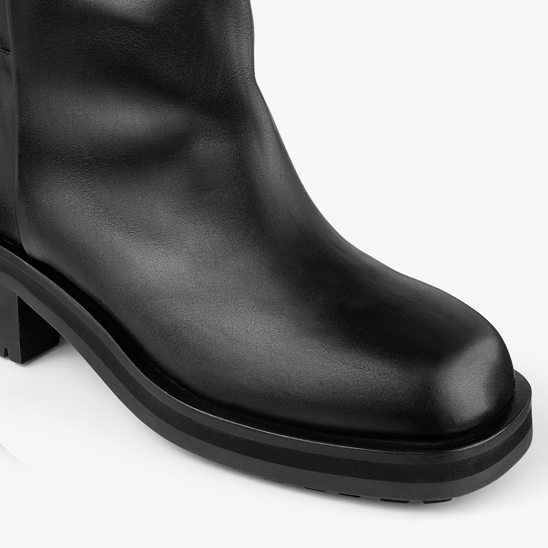 Brooklyn Knee Boot 50
Black Leather Knee-High Boots - 5