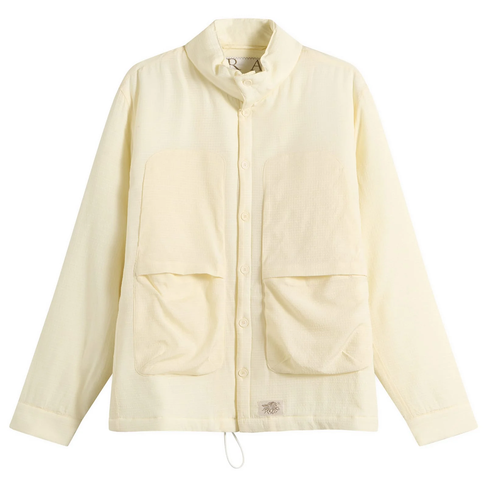 Ranra Epitome Wool Silk Padded Overshirt - 1