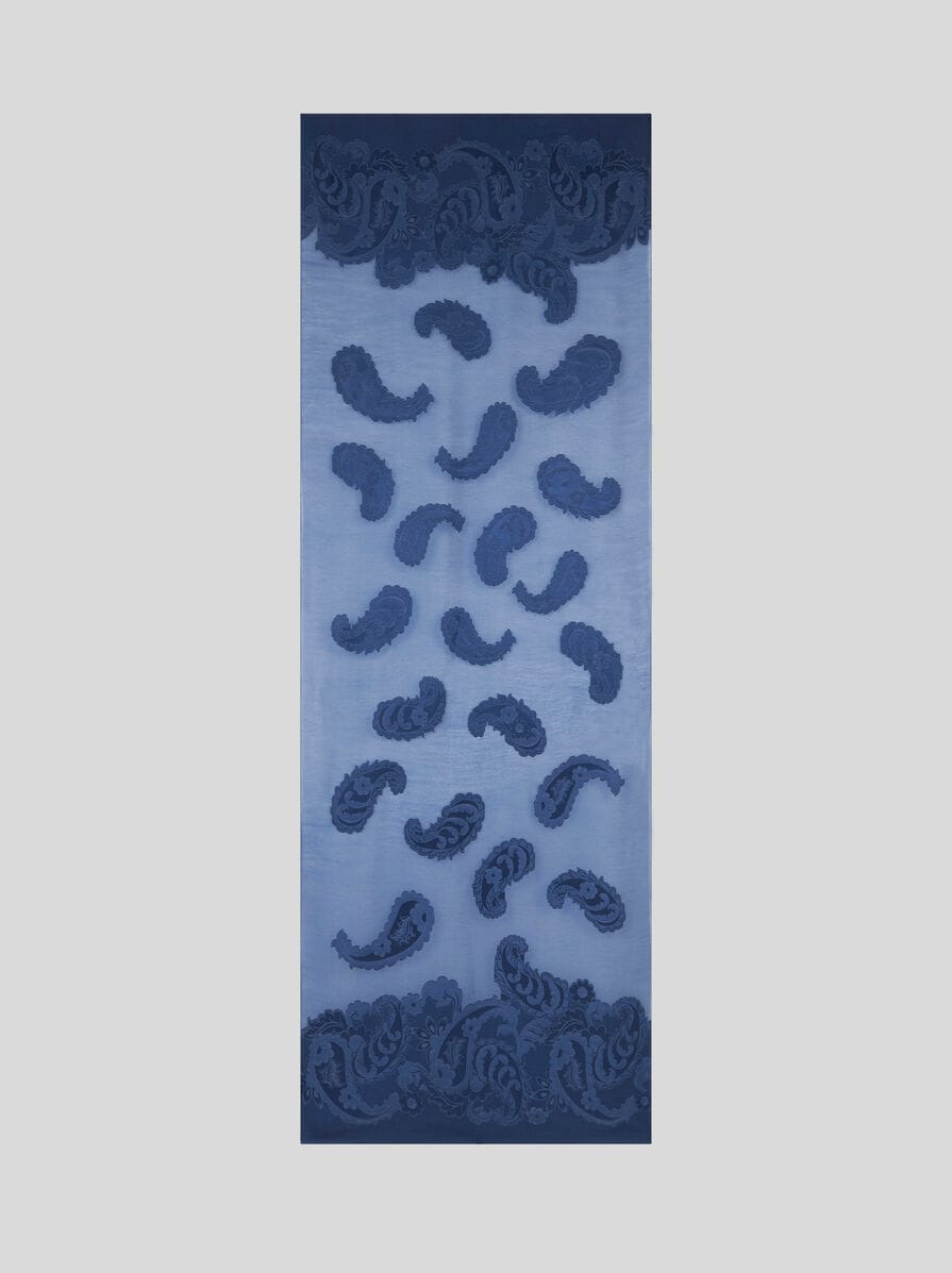 PAISLEY JACQUARD SCARF - 2