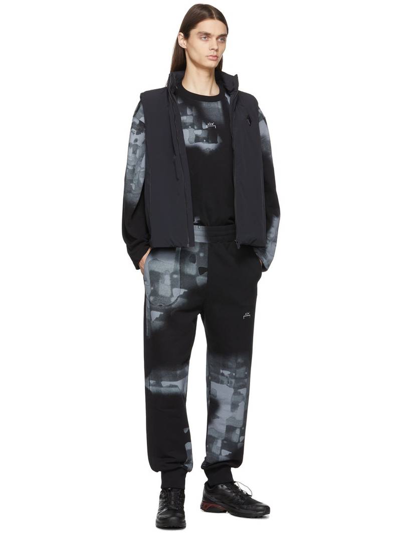 A-COLD-WALL* Black Brush Stroke Lounge Pants outlook