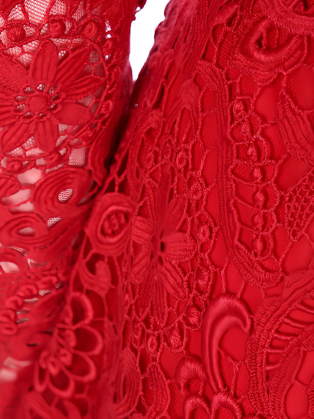 floral lace detail dresswide - 5