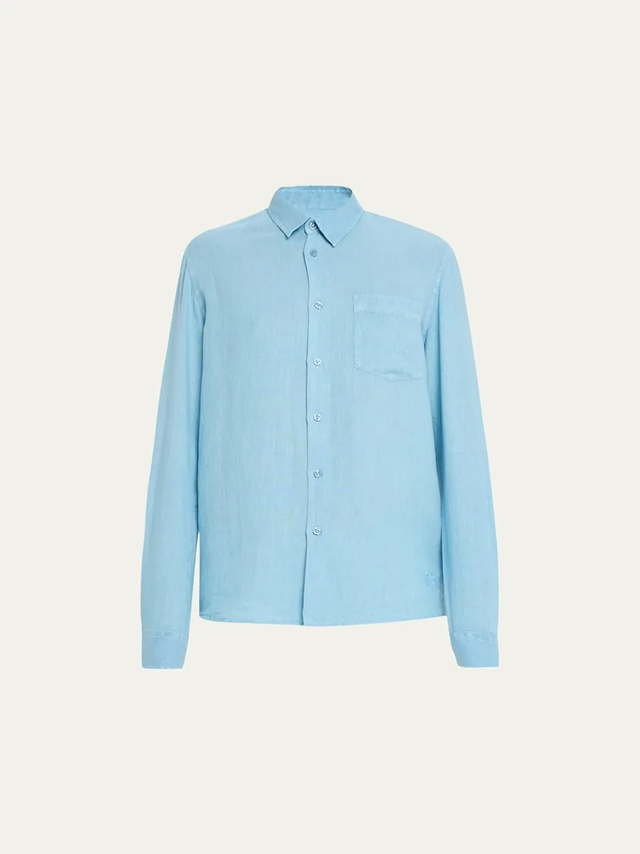 Men's Linen Sport Shirt - 1