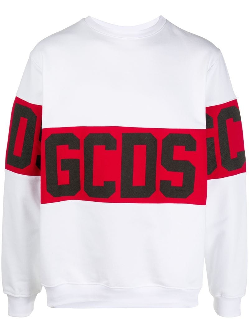 logo crew-neck sweatshirt - 2