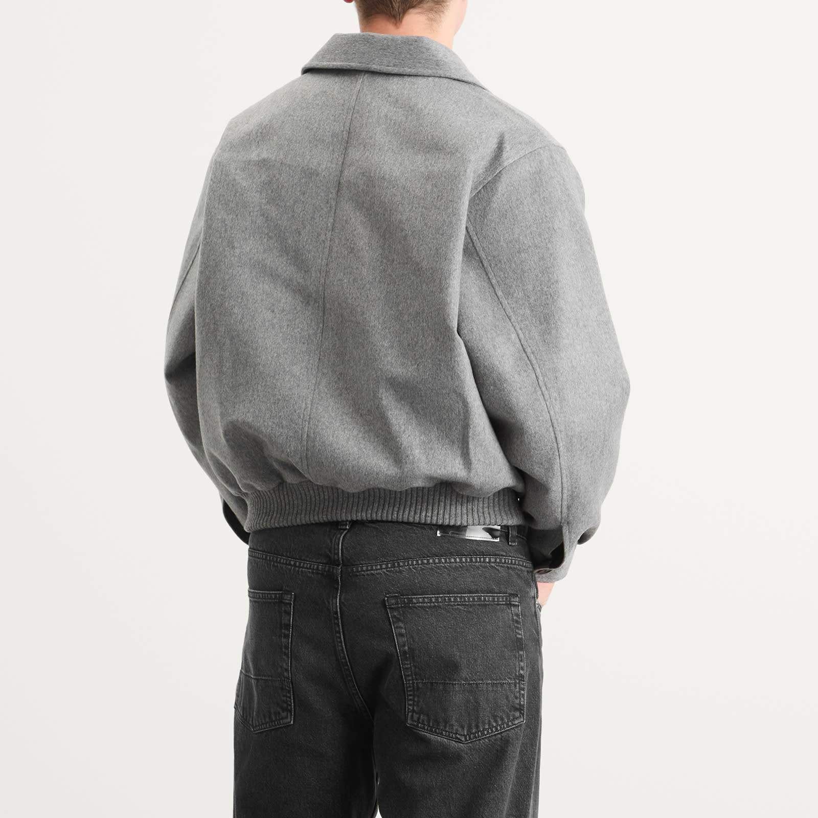 Auralee Cashmere Moleskin Zip Blouson - 3