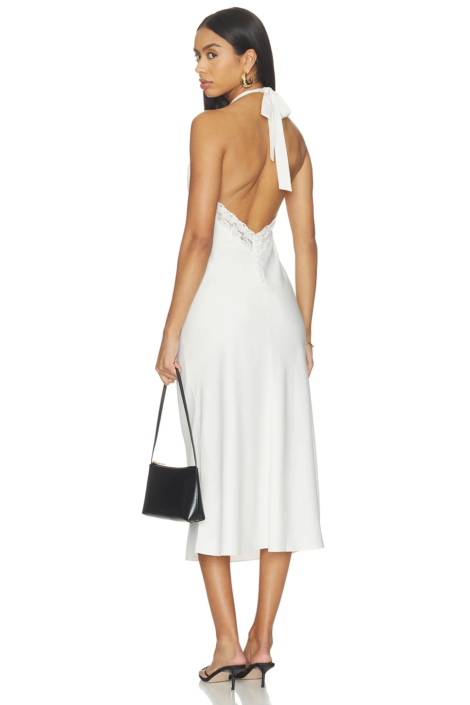 Darcy Satin Midi Dress - 1