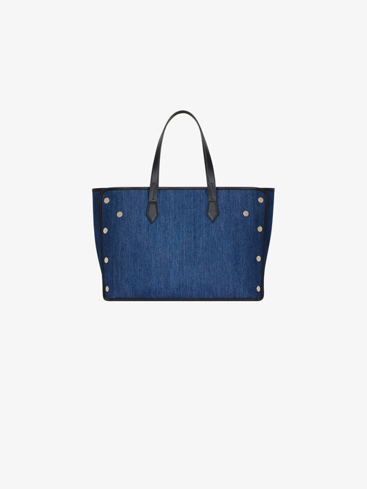 MEDIUM BOND SHOPPER IN DENIM - 4